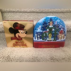 Disney Mickey’s Christmas Carol & Buddy the Elf Funko set of 2 board games NEW
